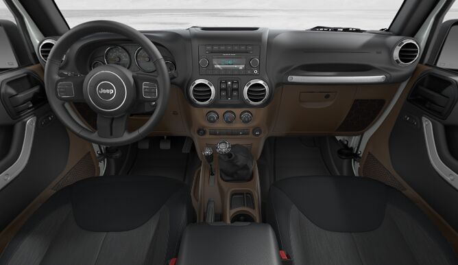 2017 Jeep Wrangler Unlimited Sahara Dashboard Interior